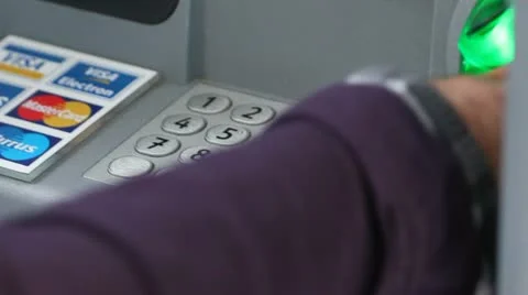 Cash machine 動画素材 11109292