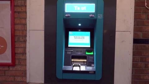 Cash machine Stock Footage 284762752