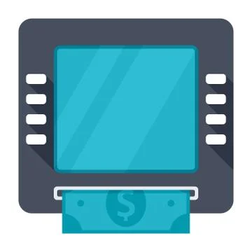 Cash Machine Icon Stock Illustration