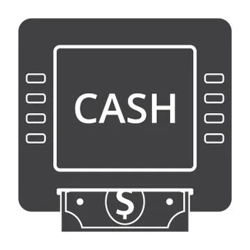 Cash Machine Icon Stock Illustration