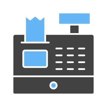 Cash Machine icon vector image. Stock Illustration