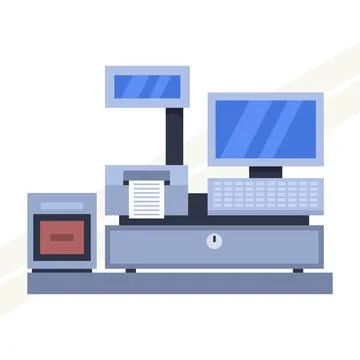 Cash-machine Stock Illustration