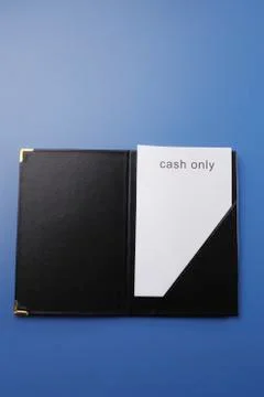 Cash only Stock Photos