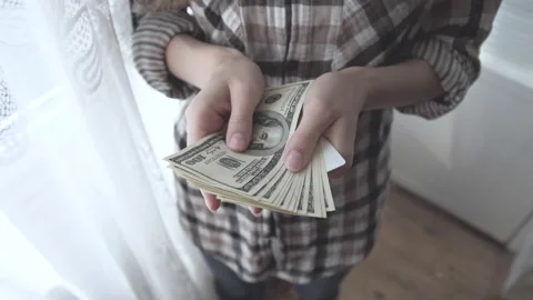 Cash or card  Stock Footage 135807327