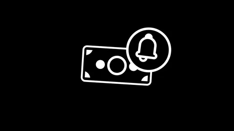 Cash Payment Alert Stock Footage 334461753