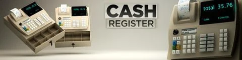Cash Register 3D Model