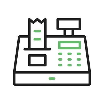 Cash Register Icon Image. Stock-Illustration