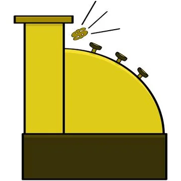 Cash register Stock Illustration