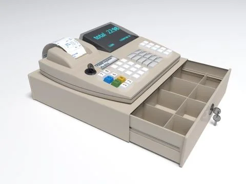 Cash register Illustrazione stock