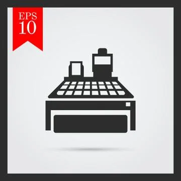Cash register 스톡 일러스트