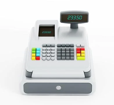 Cash register Stock Illustration