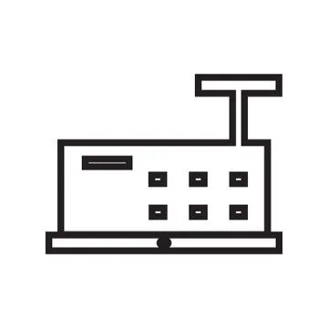 Cash register Stock Illustration