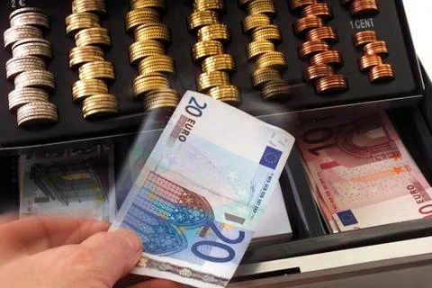 Cash register Stock Photos