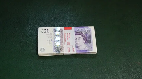 Cash Spread out in hands Stock Footage 37893905