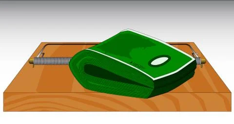 Cash trap Stock Illustration