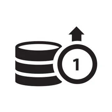 Cash vector icon. Stock Illustration