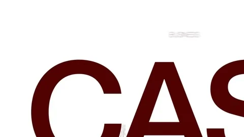 Cash withdrawal animated word cloud. Kinetic typography. Stock Footage 71287976