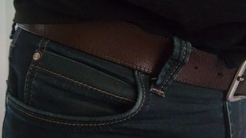Cash in your pocket Stock Footage 89774948