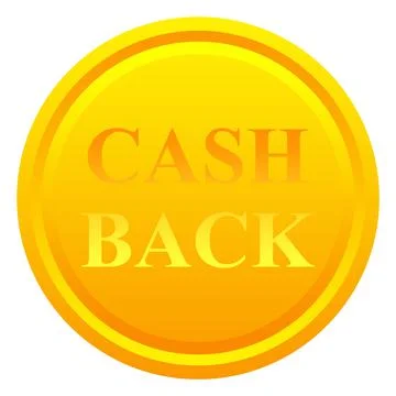 Cashback coin Stock Illustration
