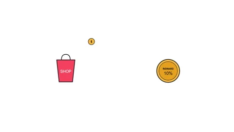 Cashback Coin Return Stock Footage 339260047