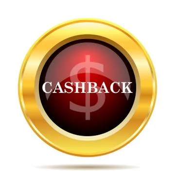 Cashback icon. Internet button on white background.. Stock Illustration