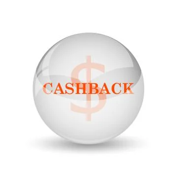 Cashback icon. Internet button on white background.. Stock Illustration