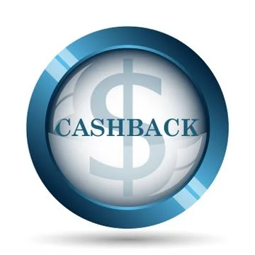 Cashback icon. Internet button on white background.. Stock Illustration