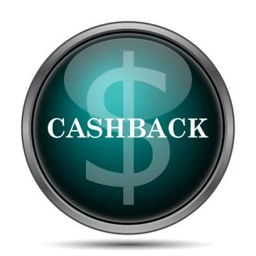 Cashback icon. Internet button on white background.. Stock Illustration