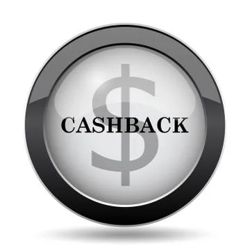 Cashback icon. Internet button on white background.. Stock Illustration