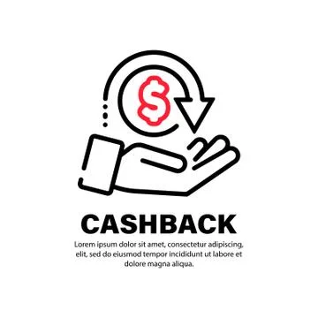 Cashback icon. Send or receive money sign. Hand hold coin. Finance economy co Stock Illustration