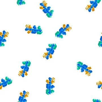 Cashback increase program isometric icon seamless pattern イラスト素材