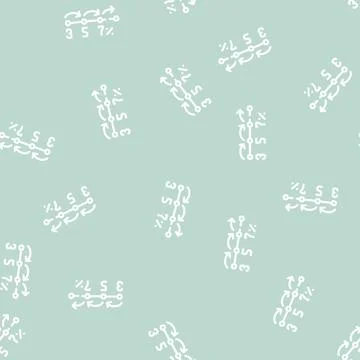 Cashback increase program line vector seamless pattern Stock Illustration