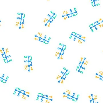 Cashback increase program vector seamless pattern 스톡 일러스트