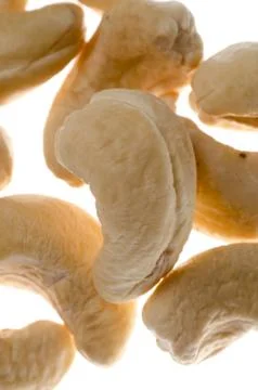 Cashew nut isolated Stock Photos