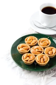 Cashew nut pie Stock Photos