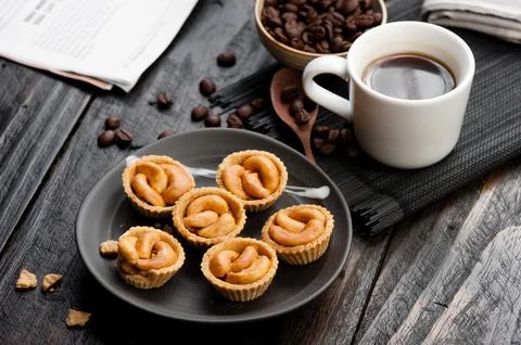 Cashew nut pie Stock Photos