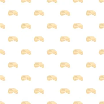 Cashew nut seamless pattern background graphic Stock Illustration