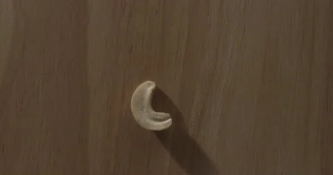 Cashew nut on table Stock Footage 146426541