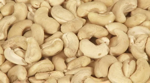 Cashew nuts close-up Video stock 2037377