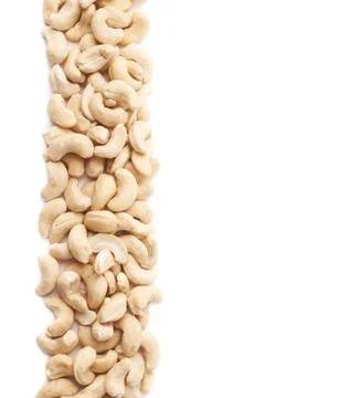 Cashew nuts composition Stock Photos