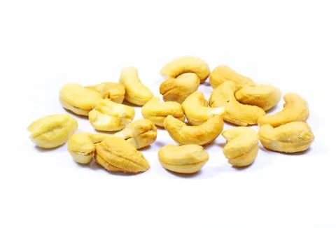 Cashew nuts, isolate Stock Photos