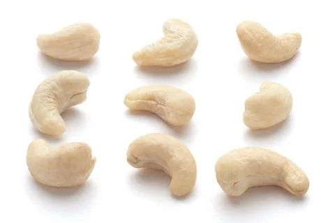 Cashew nuts isolated Stock Photos