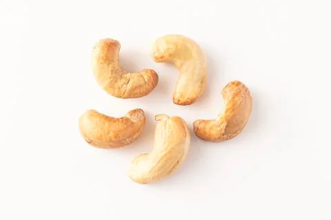 Cashew nuts isolated Stock Photos