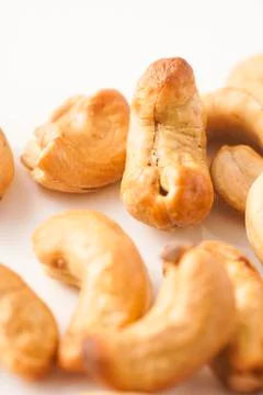 Cashew nuts isolated Stock Photos
