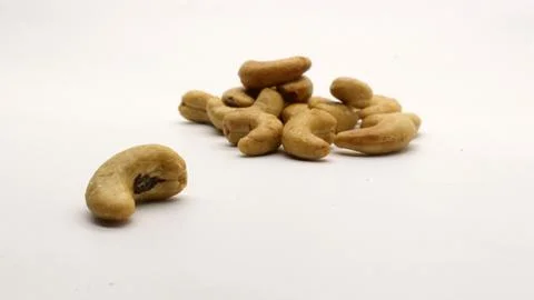 Cashew nuts isolated Stock Photos