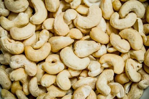 Cashew nuts texture Stock Photos