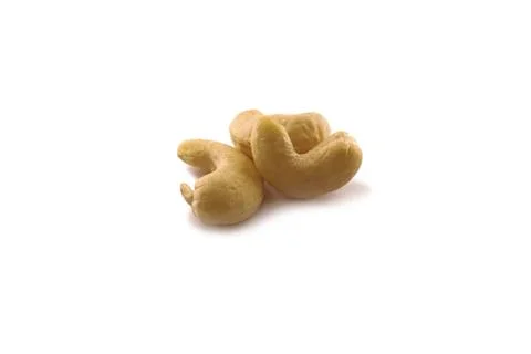 CASHEW WITH WHITE BACKGROUND Stock Photos