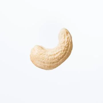 Cashew on white background Stock Photos