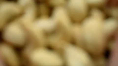 Cashews falling Video stock 90762326