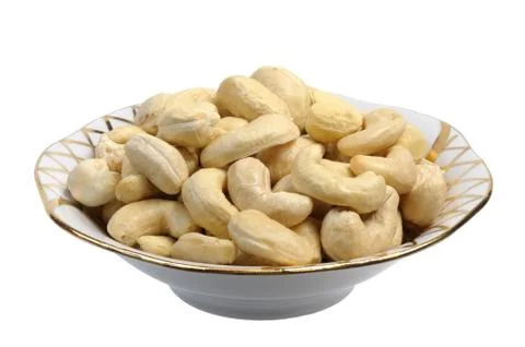 Cashews, isolated Stock Photos
